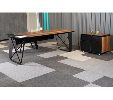 Alpix Ofis Büro Yönetici Takımı ( 210 cm Masalı)